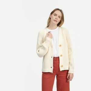 Everlane Texture Cotton Cardigan